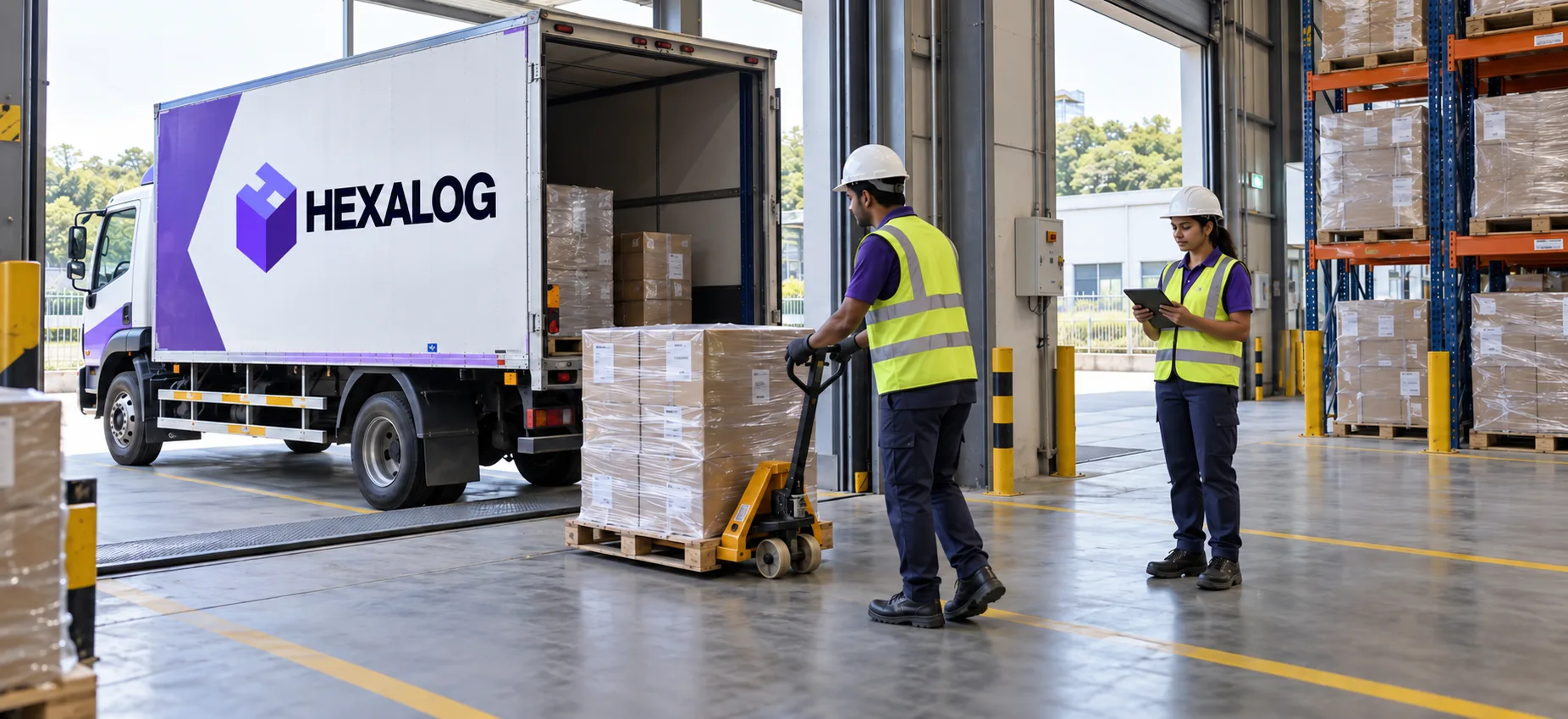 Packing and sealing at a value-added centre