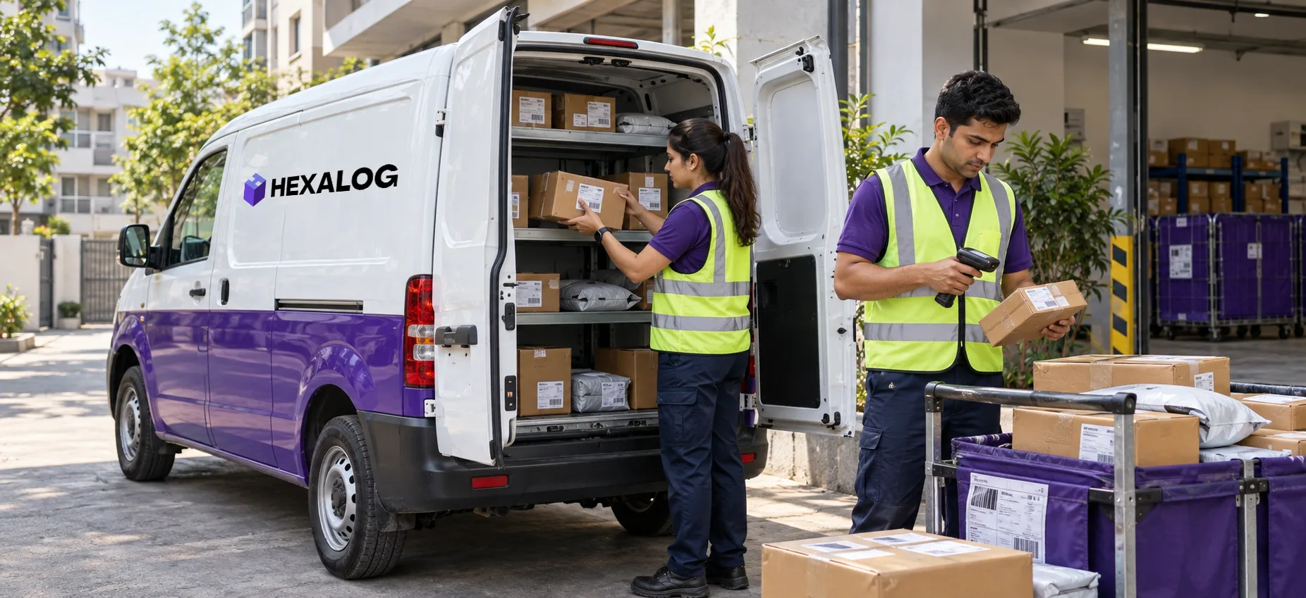 Last-mile delivery van